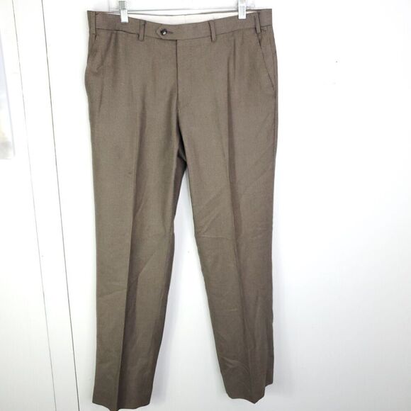 Luciano Natazzi Suit Mens 42R Blazer 36R Pants Modern Fit Drop 6 Professional - Picture 9 of 12